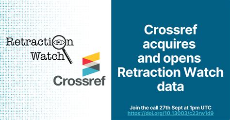 retraction watch database crossref